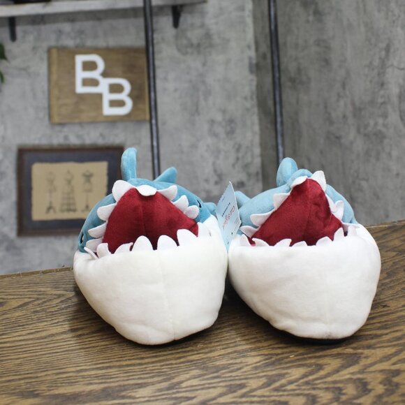 Cat & Jack Kids Boys Knox Shark Ankle Biter Slippers 86004700 Blue M (2-3) - Picture 4 of 10